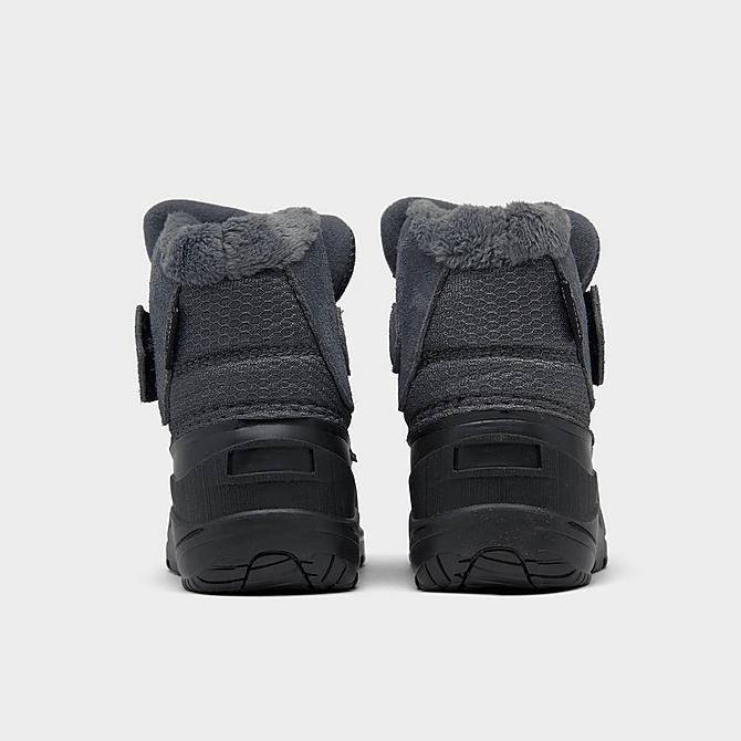 Left view of Kids' Toddler The North Face Alpenglow II Winter Boots in TNF Black/Zinc Grey Click to zoom