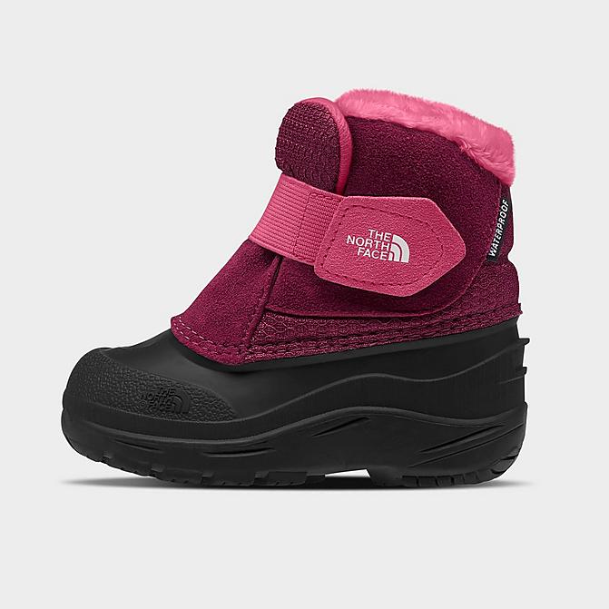 Right view of Kids' Toddler The North Face Alpenglow II Winter Boots in Boysenberry/TNF Black Click to zoom