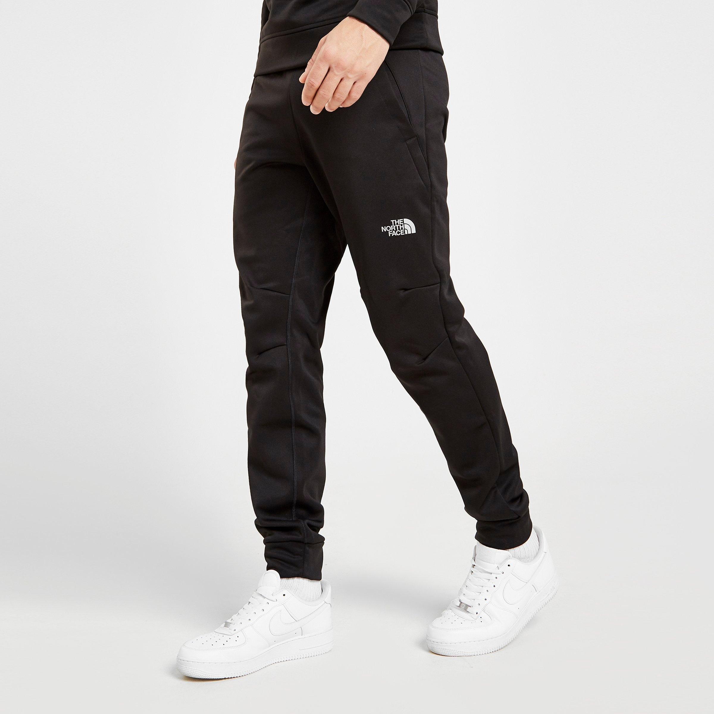 mens black north face joggers