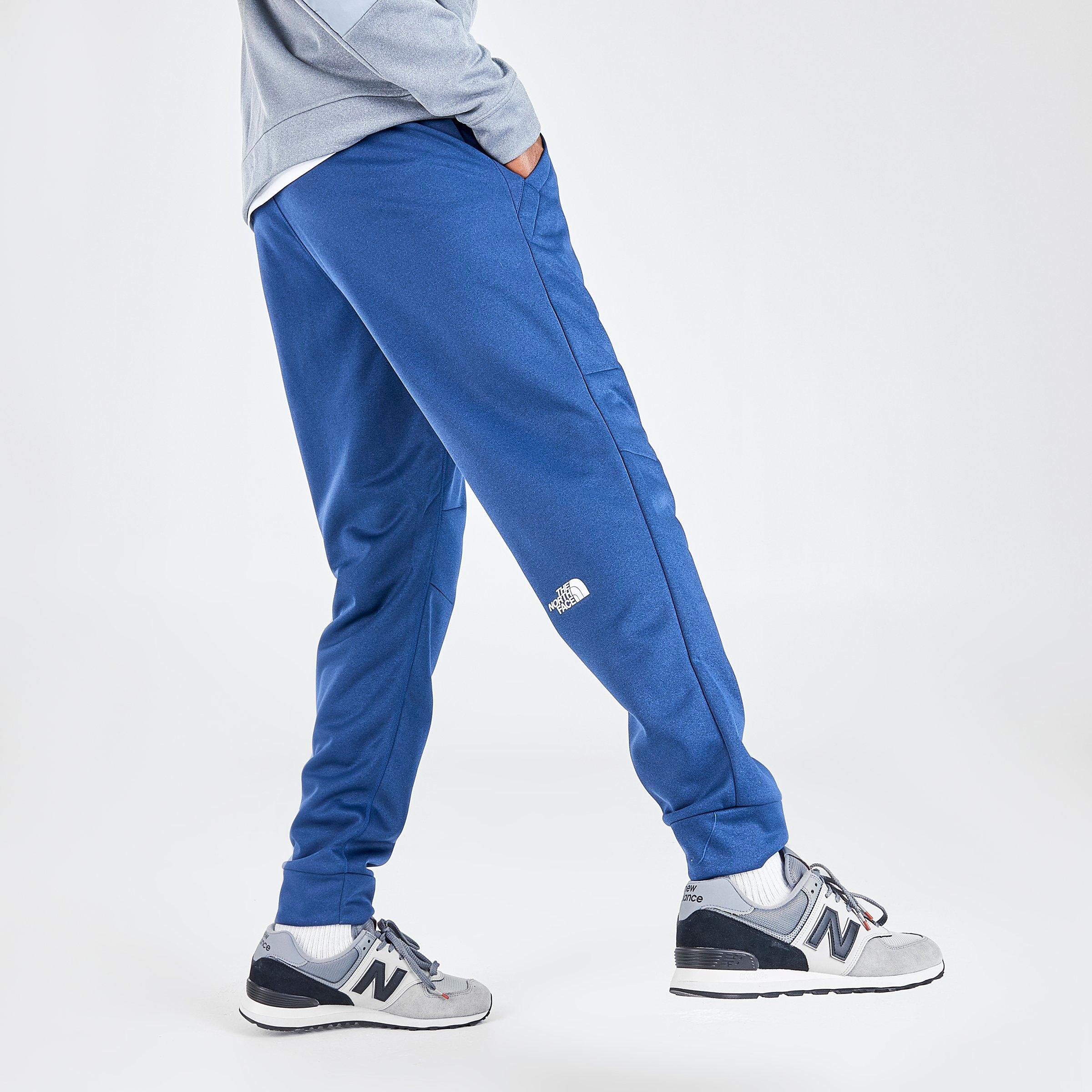 blue north face joggers