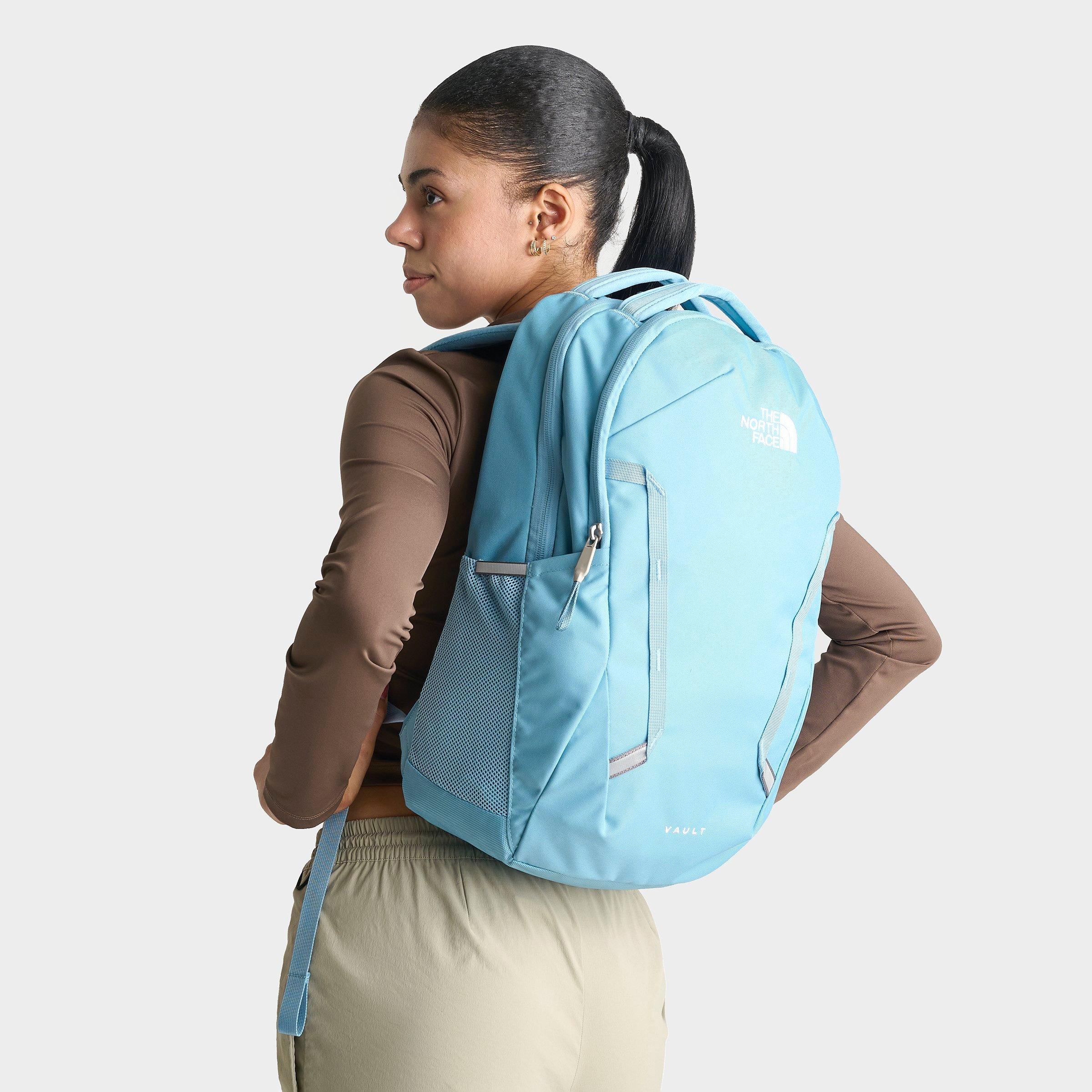 north face blue vault backpack The 'TNF Black' highly breathable lumbar panel optimal comfort The North Face Vault Backpack