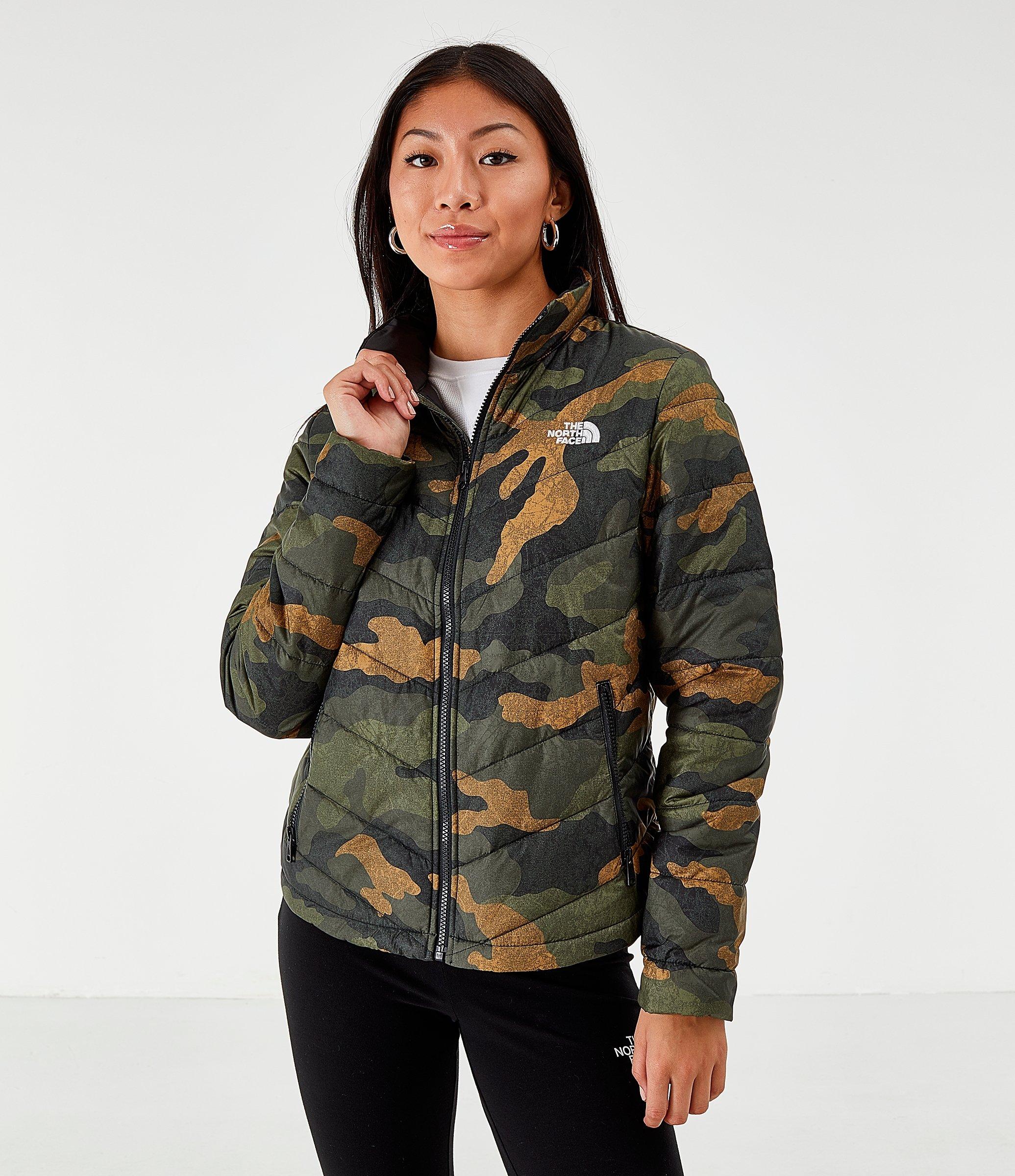 north face women's camo jacket