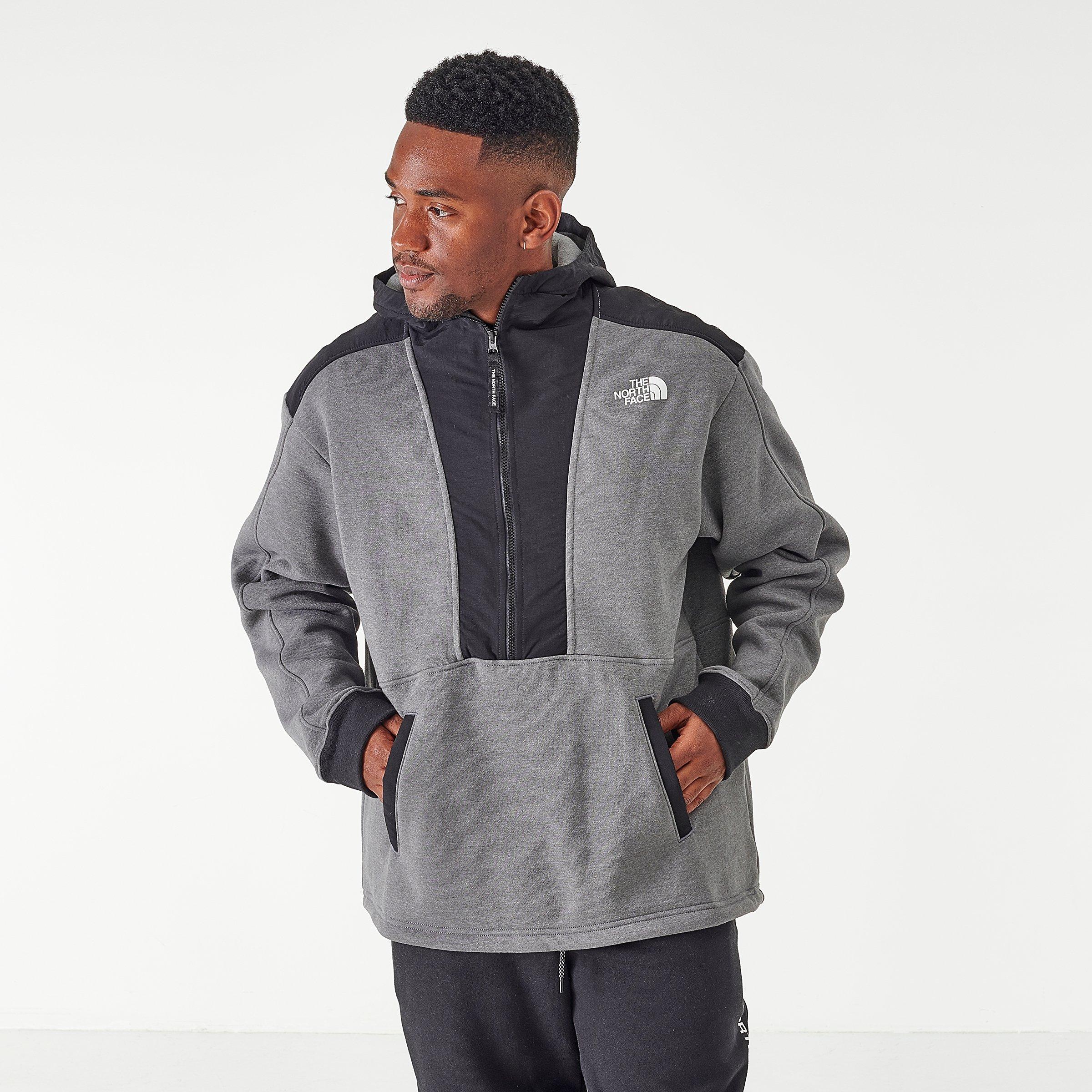 north face half zip hoodie