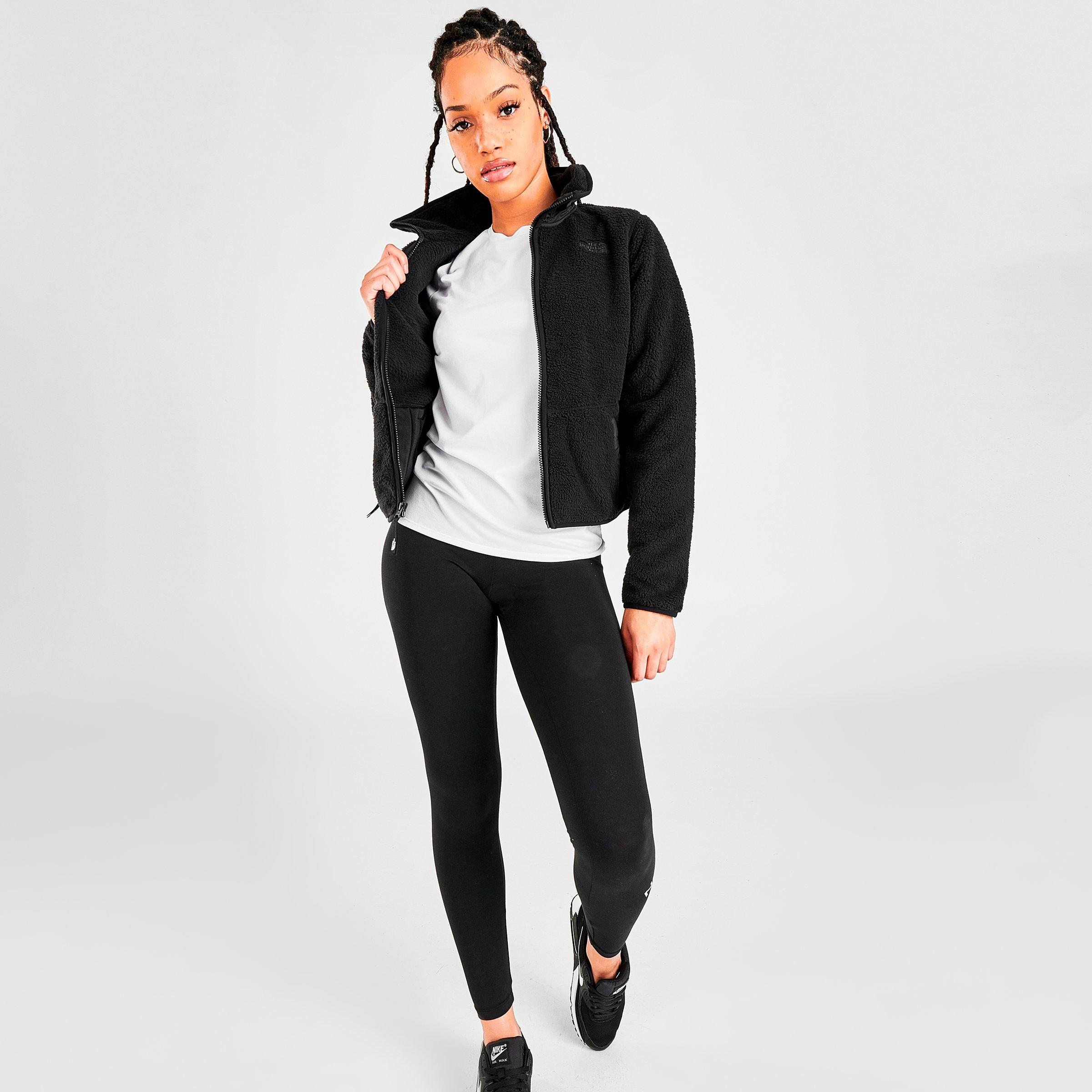 north face dunraven sherpa crop