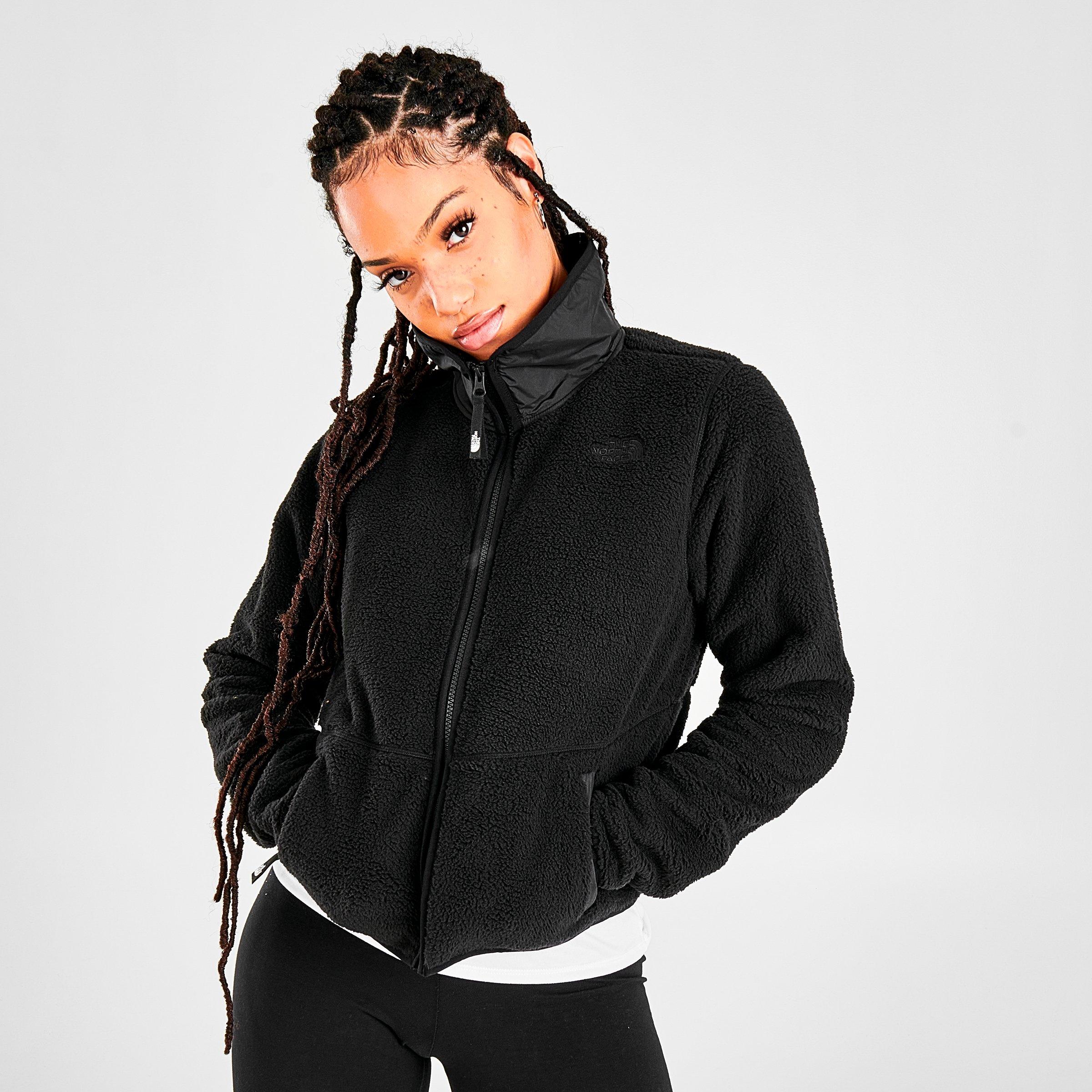 Women S The North Face Dunraven Sherpa Crop Jacket Finish Line