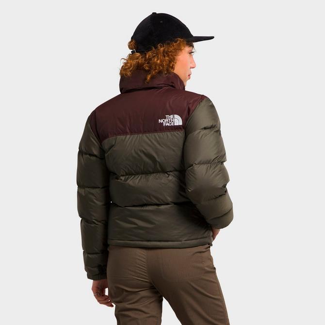 Women's 2000 Retro Nuptse Jacket COAL BROWN TNF MONOGRAM PRINT