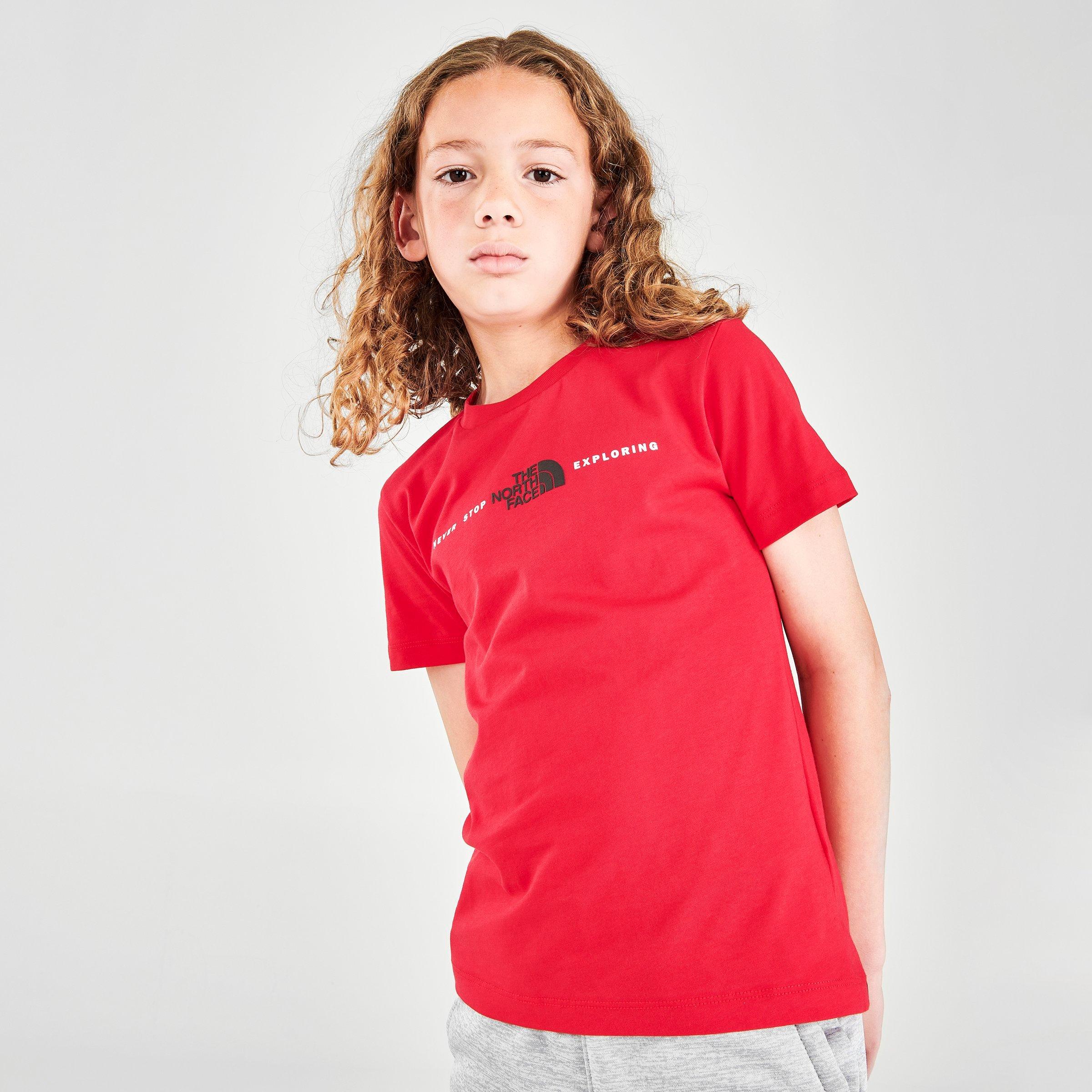 boys north face t shirt