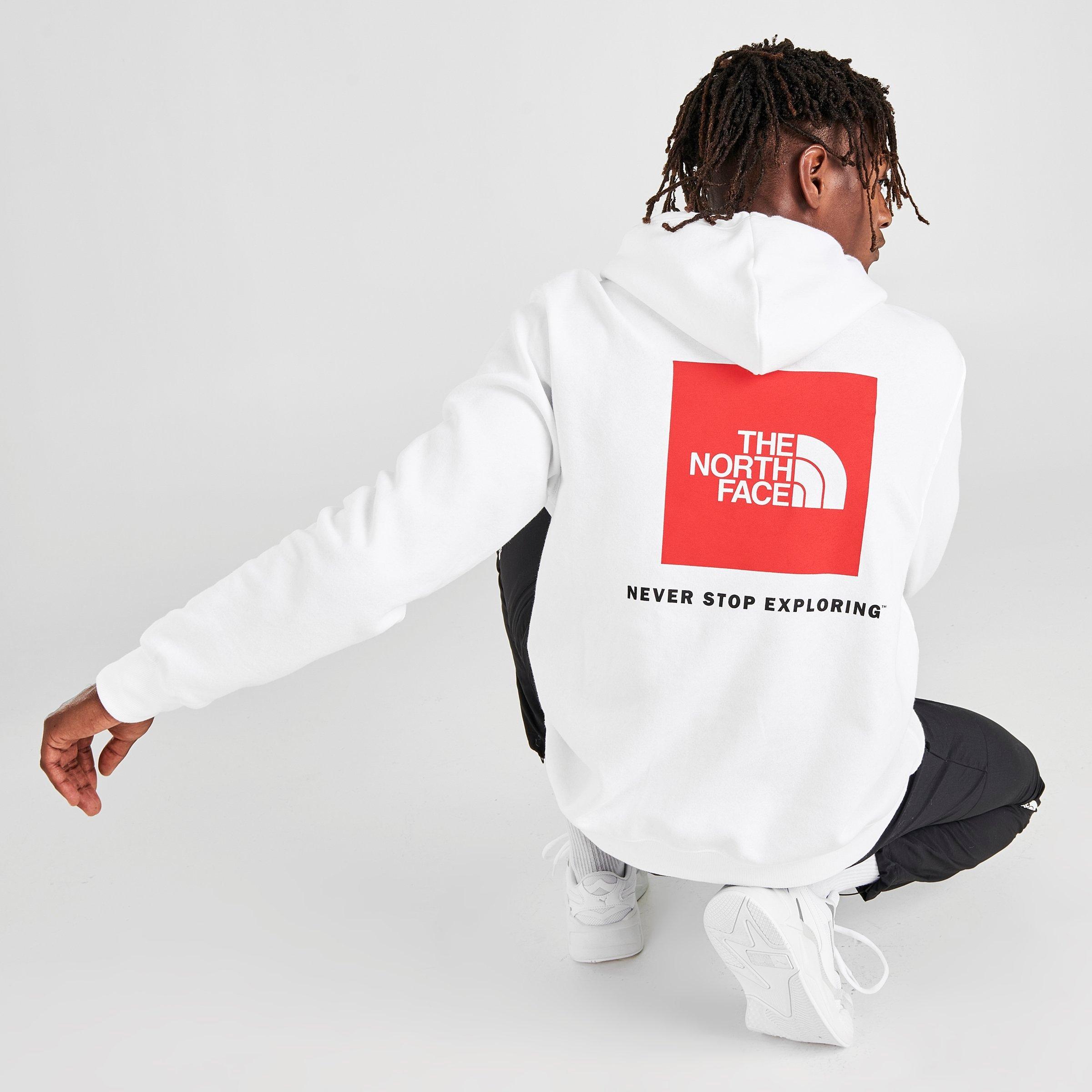 north face box drop hoodie