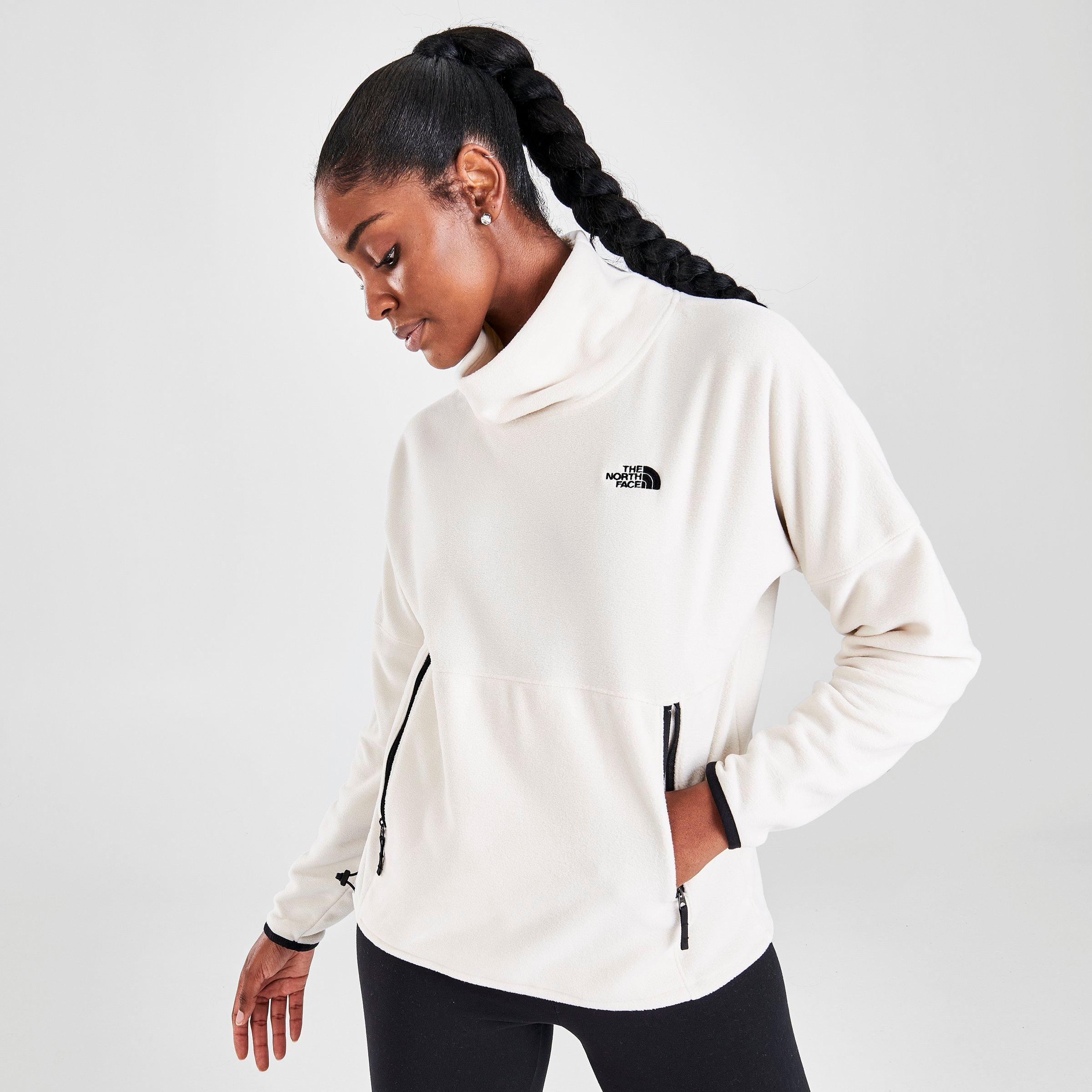 the north face women's terry funnel neck pullover