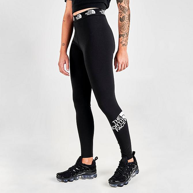 Front Three Quarter view of Women's The North Face Leggings Click to zoom