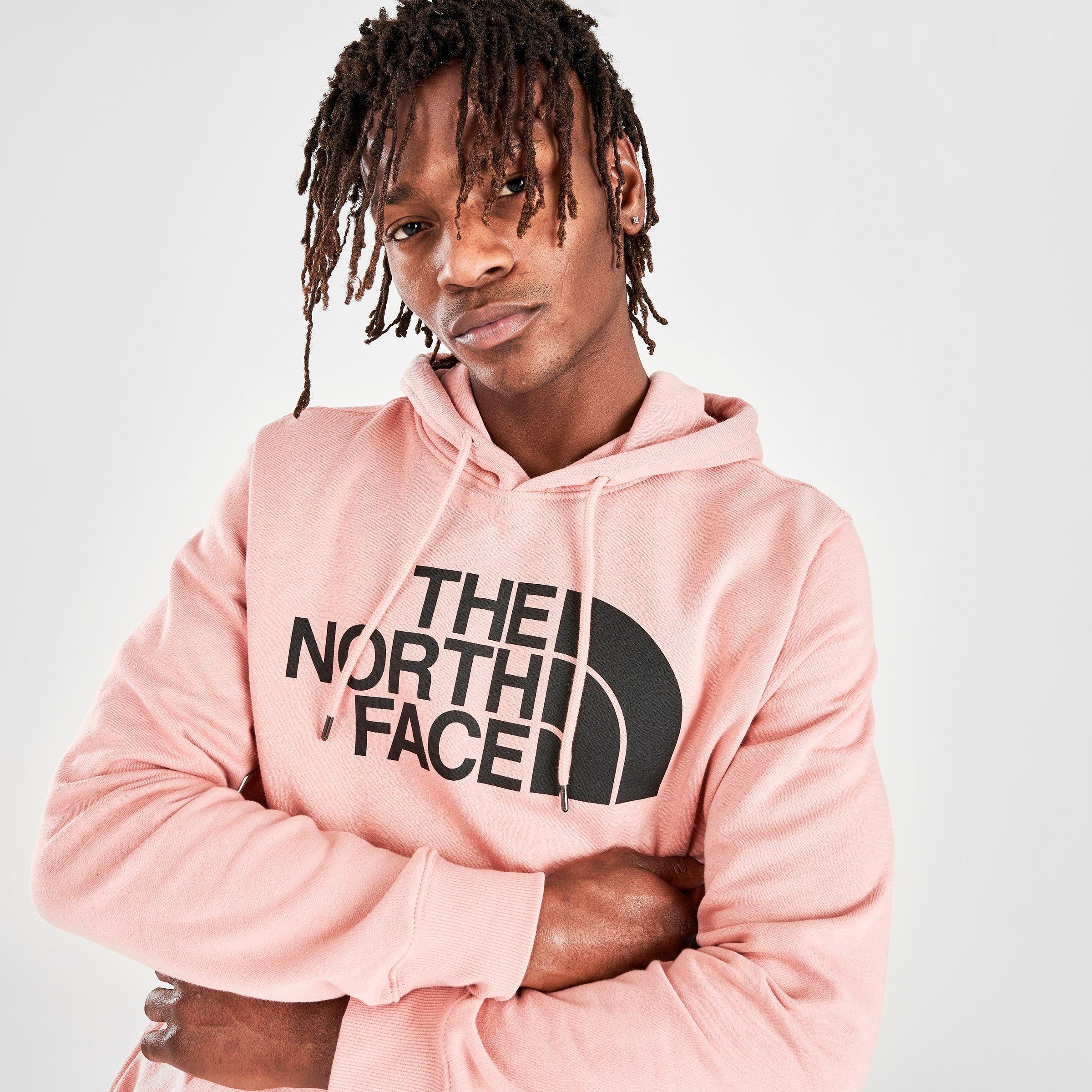 pink north face hoodie mens