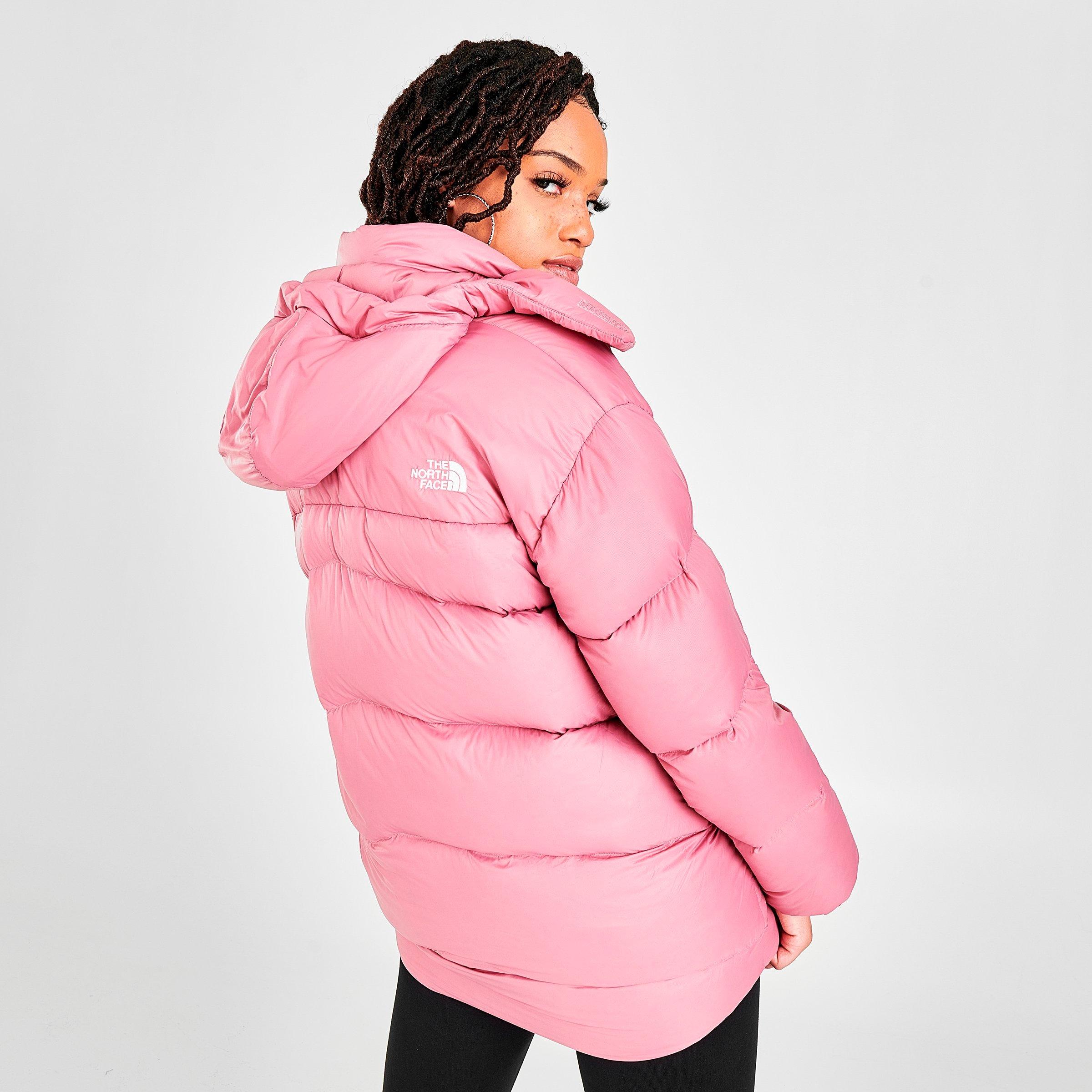 north face pink parka