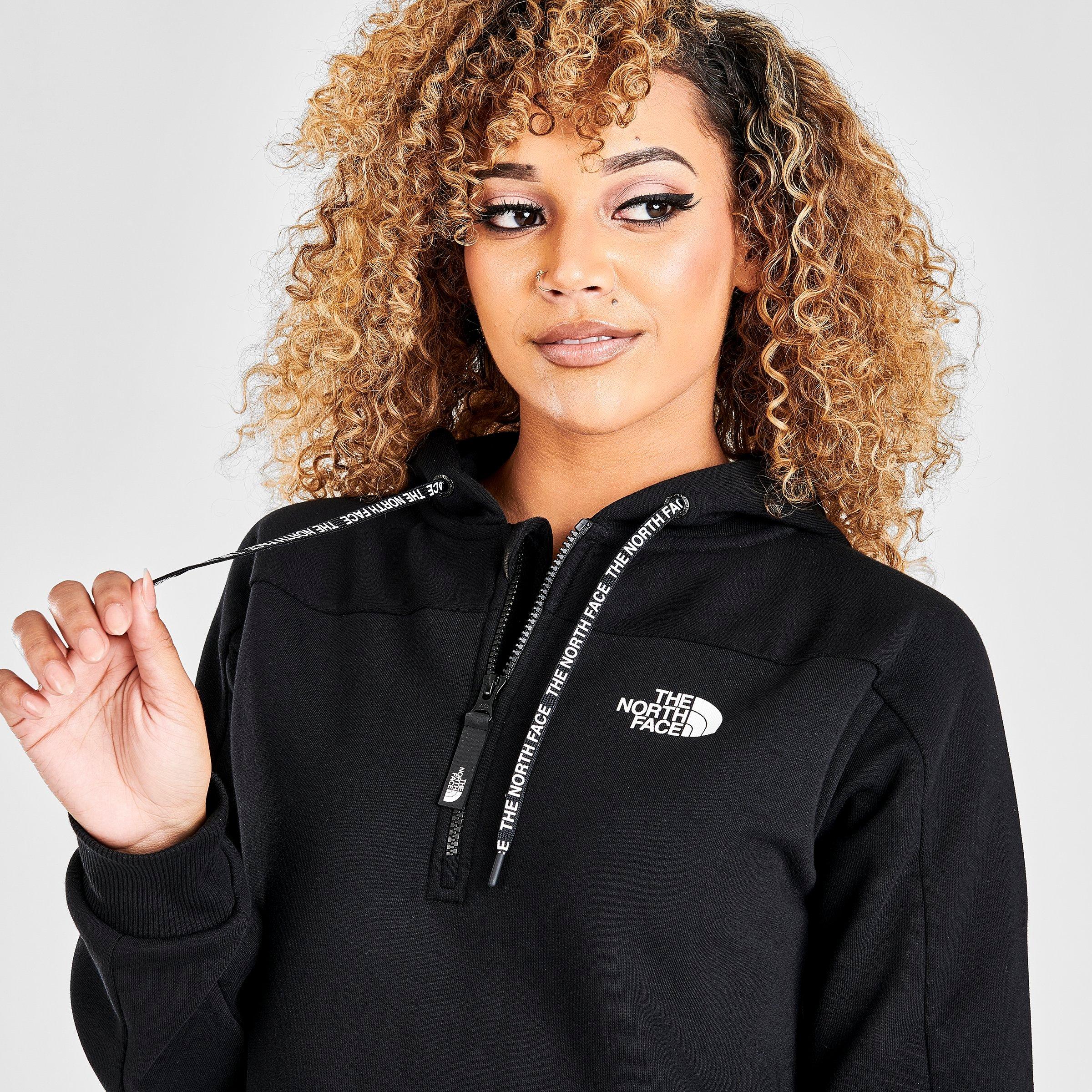 north face quarter zip hoodie