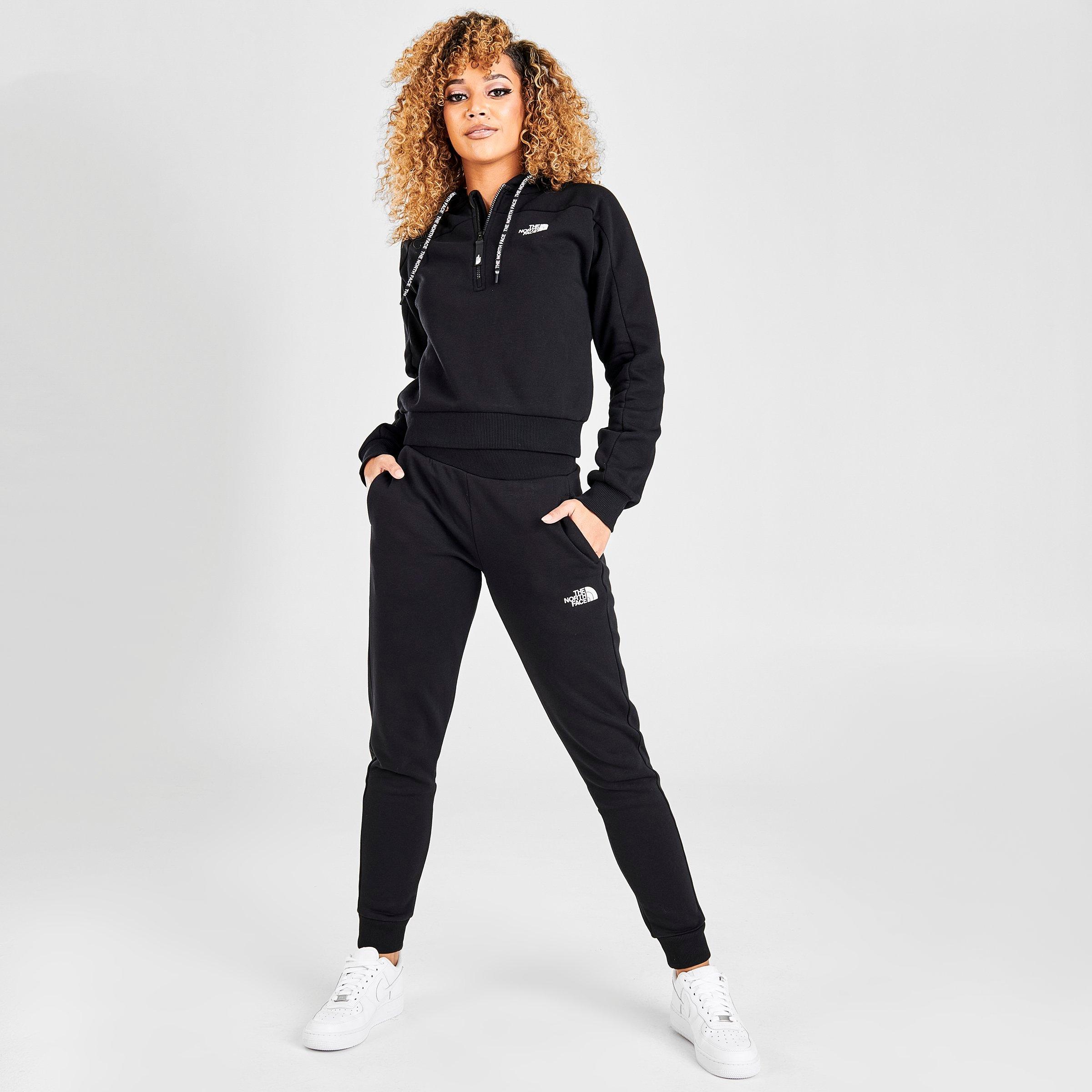north face tape poly joggers