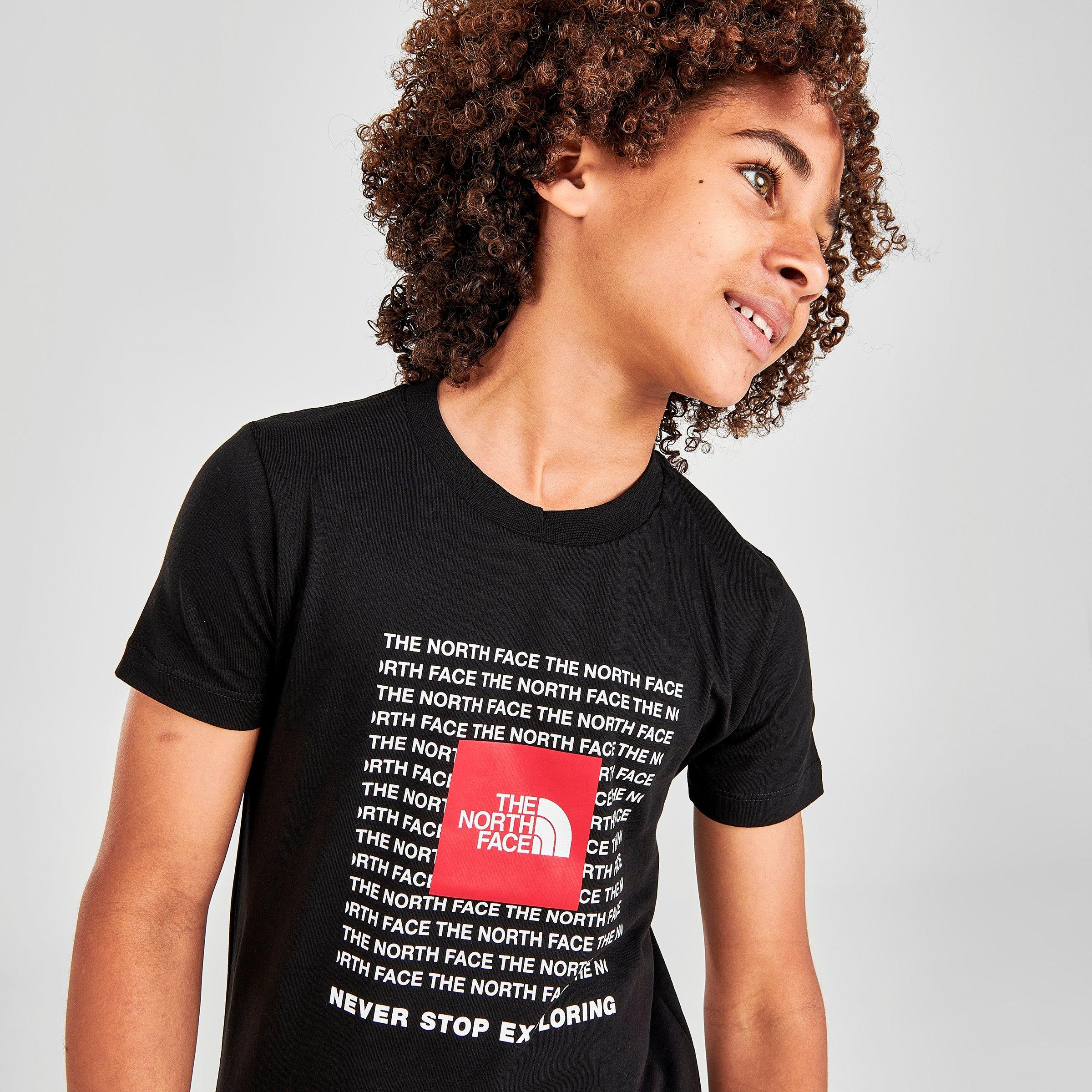 boys north face t shirt