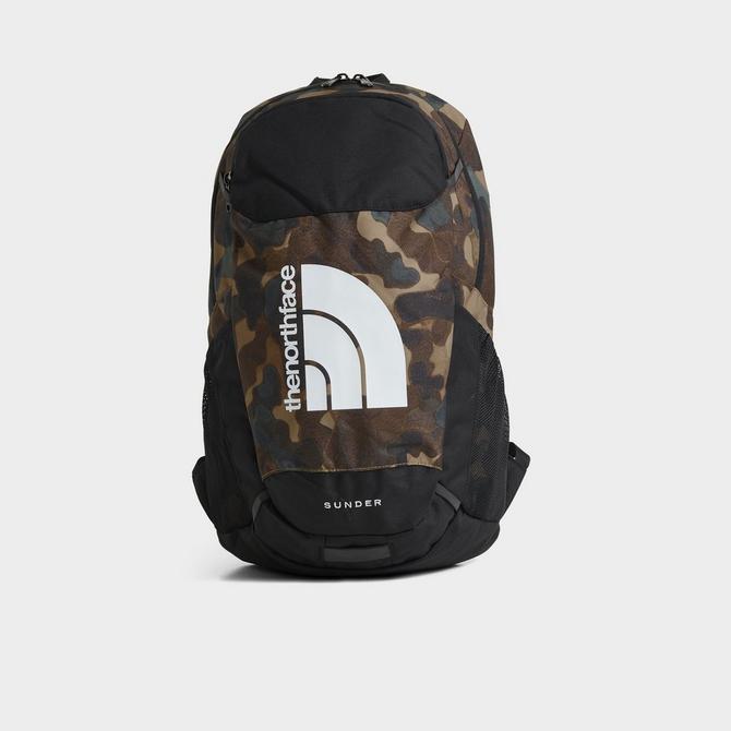 The north shop face camo backpack