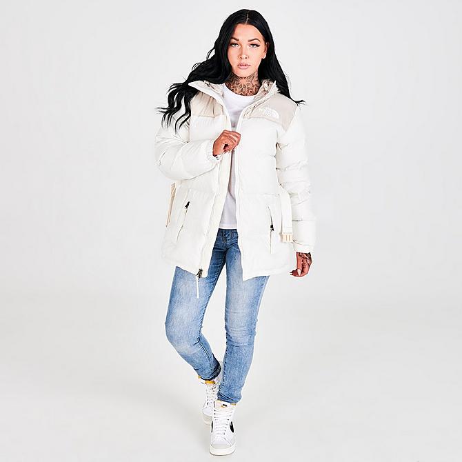 Women's The North Face Nuptse Belted Mid Jacket | Finish Line