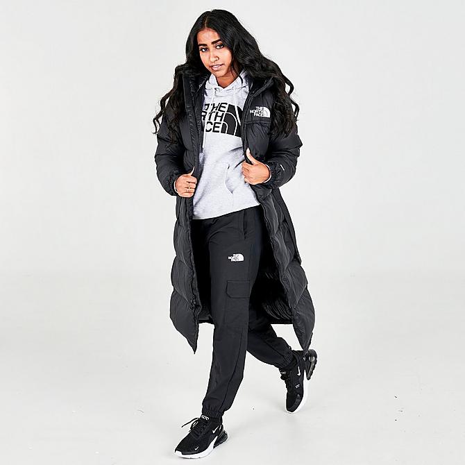Women's The North Face Nuptse Belted Long Parka| Finish Line