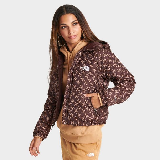 Ladies high best sale shine puffer jacket