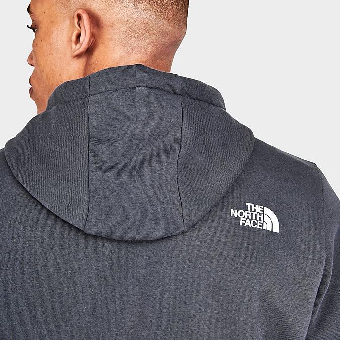 On Model 6 view of Men's The North Face Bondi Camo Print Pullover Hoodie in Camo Click to zoom