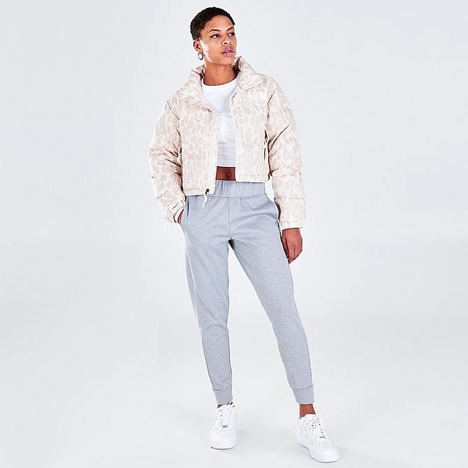 Women's The North Face Cropped Printed Nuptse Short Jacket