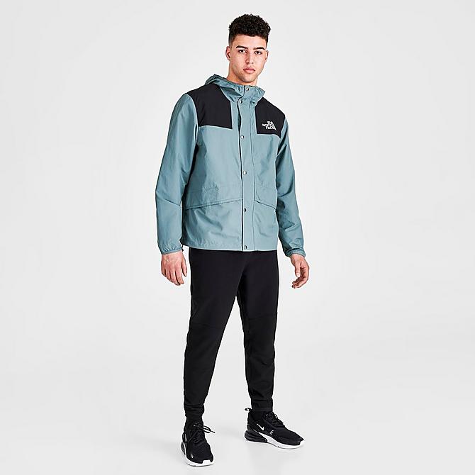 Front Three Quarter view of Men's The North Face Origins 86 Jacket in Goblin Blue Click to zoom