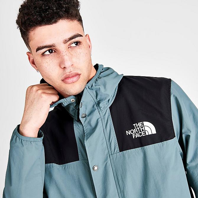 On Model 5 view of Men's The North Face Origins 86 Jacket in Goblin Blue Click to zoom