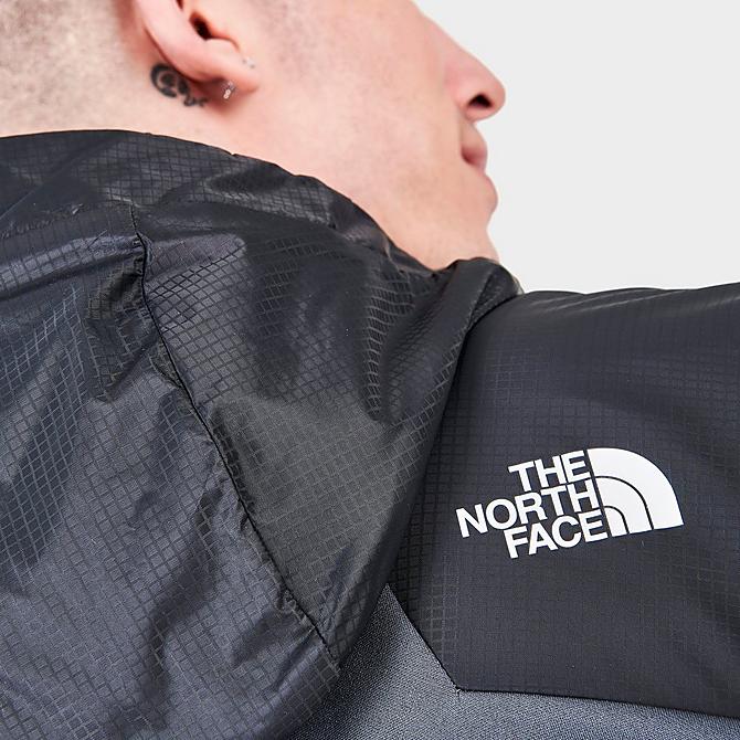 On Model 6 view of Men's The North Face Mittellegi Full-Zip Hoodie in Vanadis Grey Click to zoom