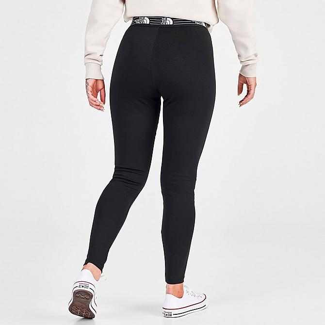 Back Right view of Women's The North Face NSE Leggings in Black Click to zoom