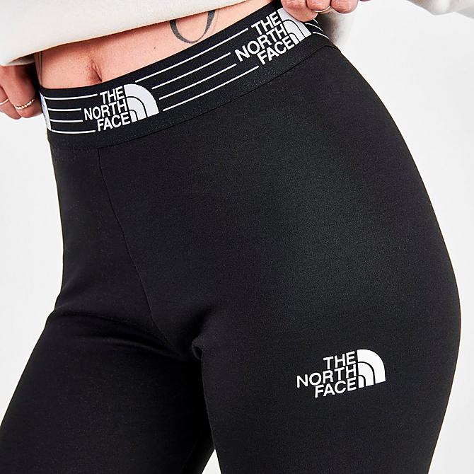 On Model 5 view of Women's The North Face NSE Leggings in Black Click to zoom