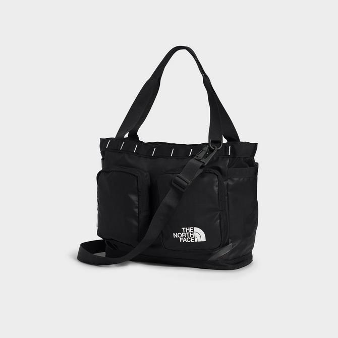 Front view of The North Face Base Camp Voyager Tote Bag (25L) in TNF Black Click to zoom
