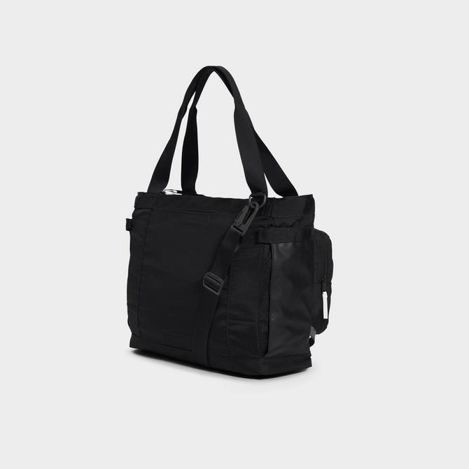Left view of The North Face Base Camp Voyager Tote Bag (25L) in TNF Black Click to zoom