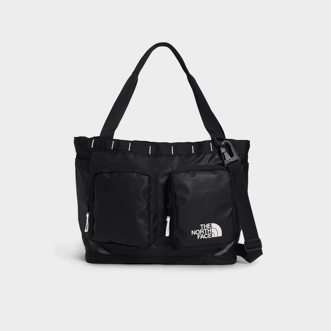 Back view of The North Face Base Camp Voyager Tote Bag (25L) in TNF Black Click to zoom