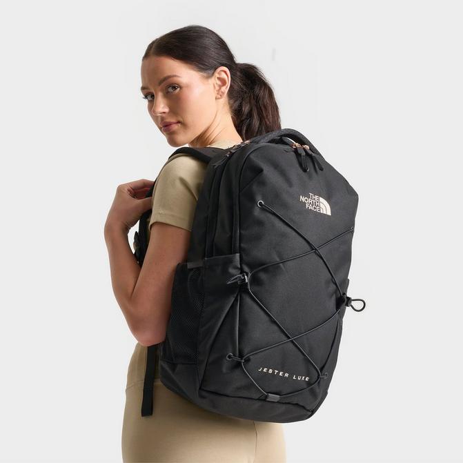 The north face women's jester luxe backpack cheap white and rose gold