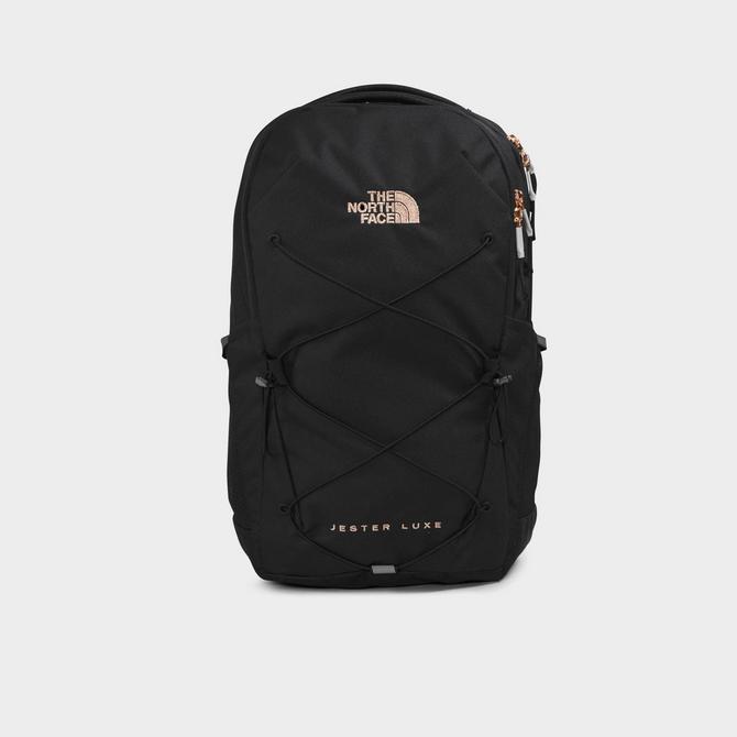 The north face women's jester luxe store backpack rose gold