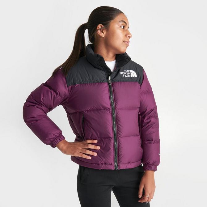 Girls purple north hot sale face jacket