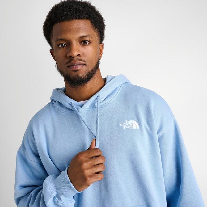 The north face light blue online hoodie