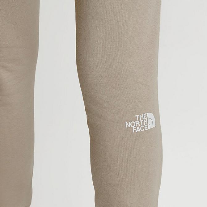 On Model 6 view of Women's The North Face Box NSE Jogger Pants in Flax Click to zoom