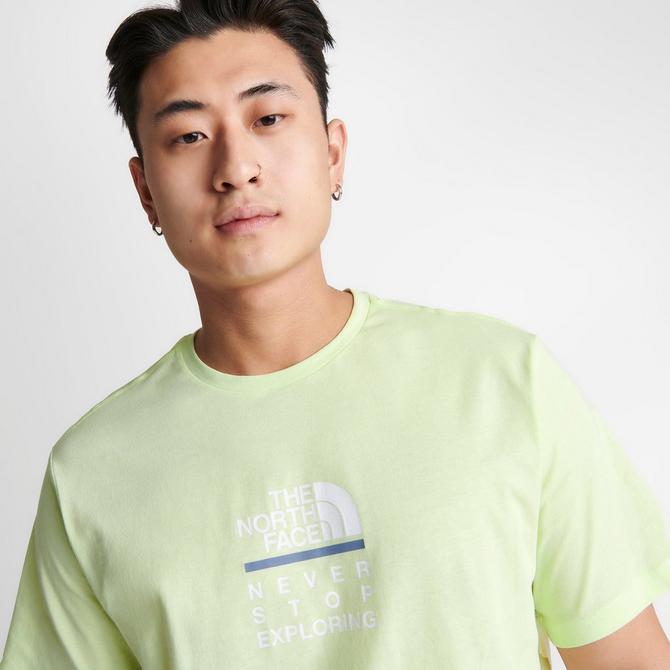 The north face never shop stop exploring t shirt