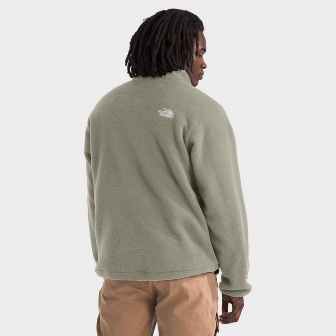 [angle] view of Men's The North Face Fleeski Full-Zip Jacket in Clay Grey Click to zoom