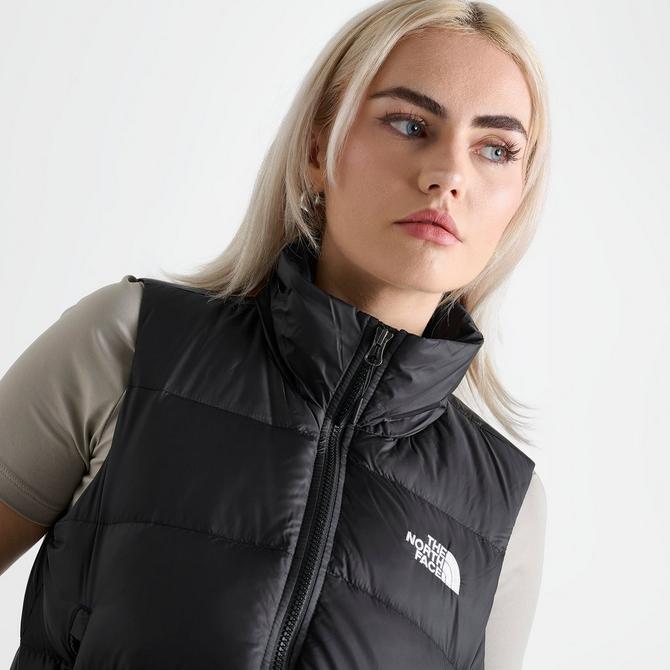 The North Face Women's newest Haxton Shiny Black Down Vest Size XS ( SLIM FIT) NWT