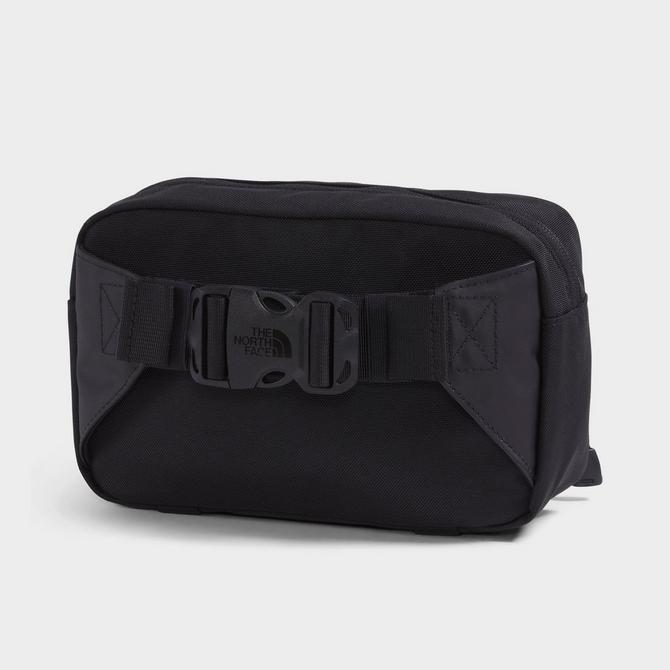 Left view of The North Face Base Camp Lumbar Pack in TNF Black/Asphalt Grey Click to zoom