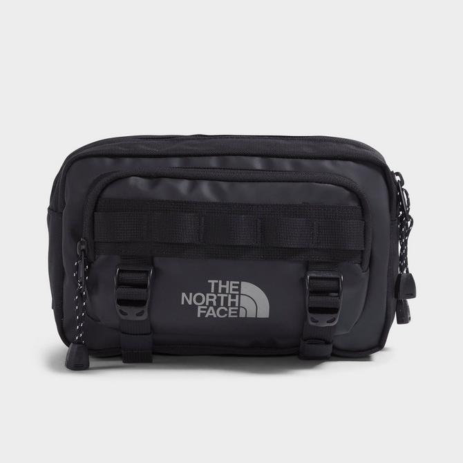 Back view of The North Face Base Camp Lumbar Pack in TNF Black/Asphalt Grey Click to zoom