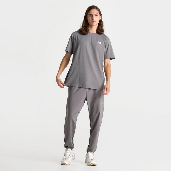 [angle] view of Men's The North Face Mountain Outline Graphic T-Shirt in Smoked Pearl Click to zoom