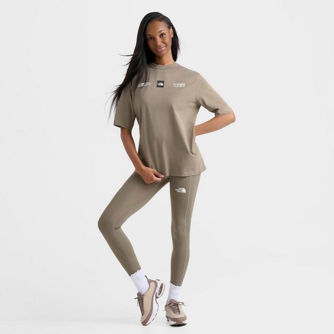 [angle] view of Women's The North Face Energy Oversized T-Shirt in Cavern Grey Click to zoom