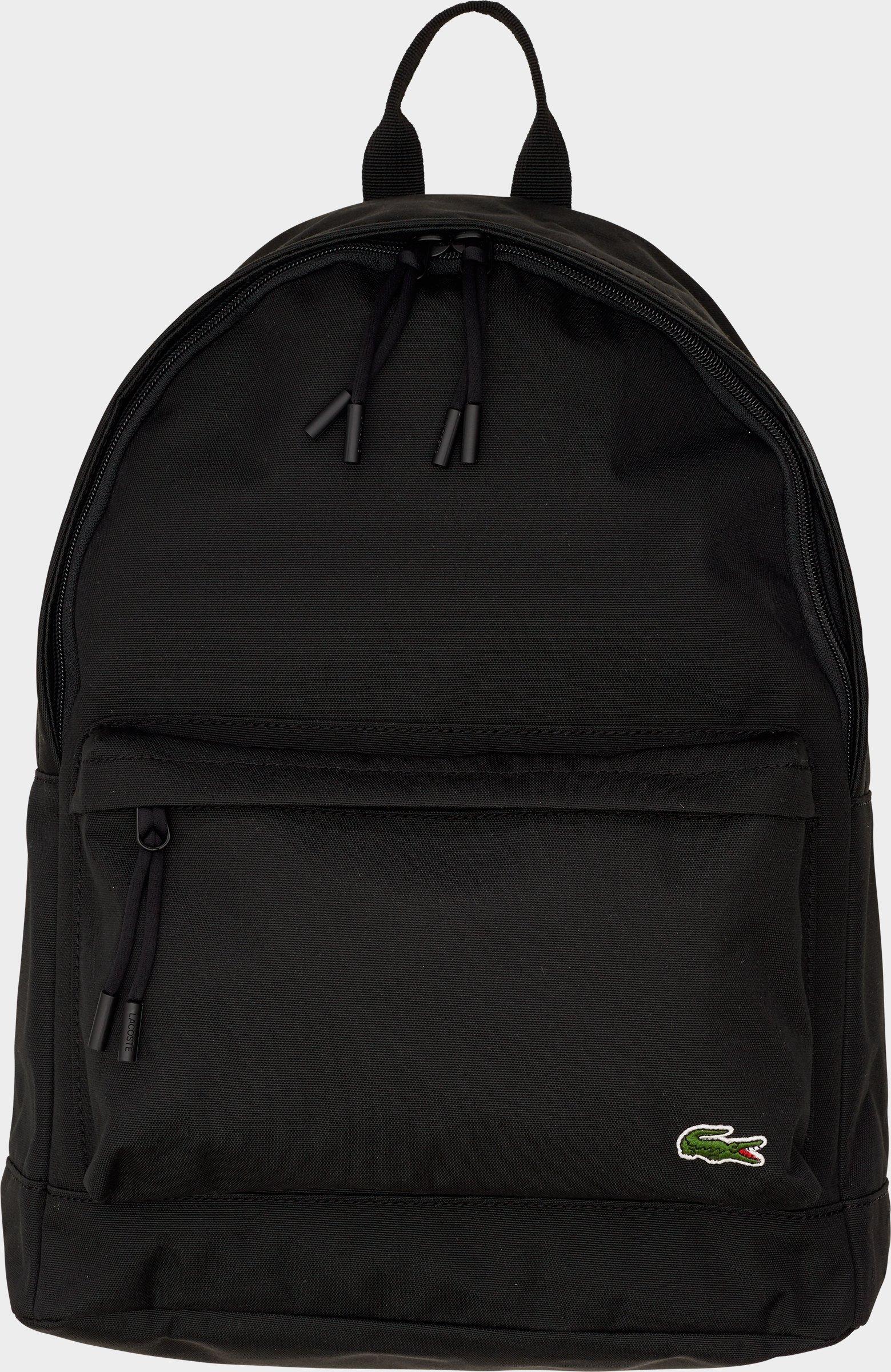 lacoste canvas backpack