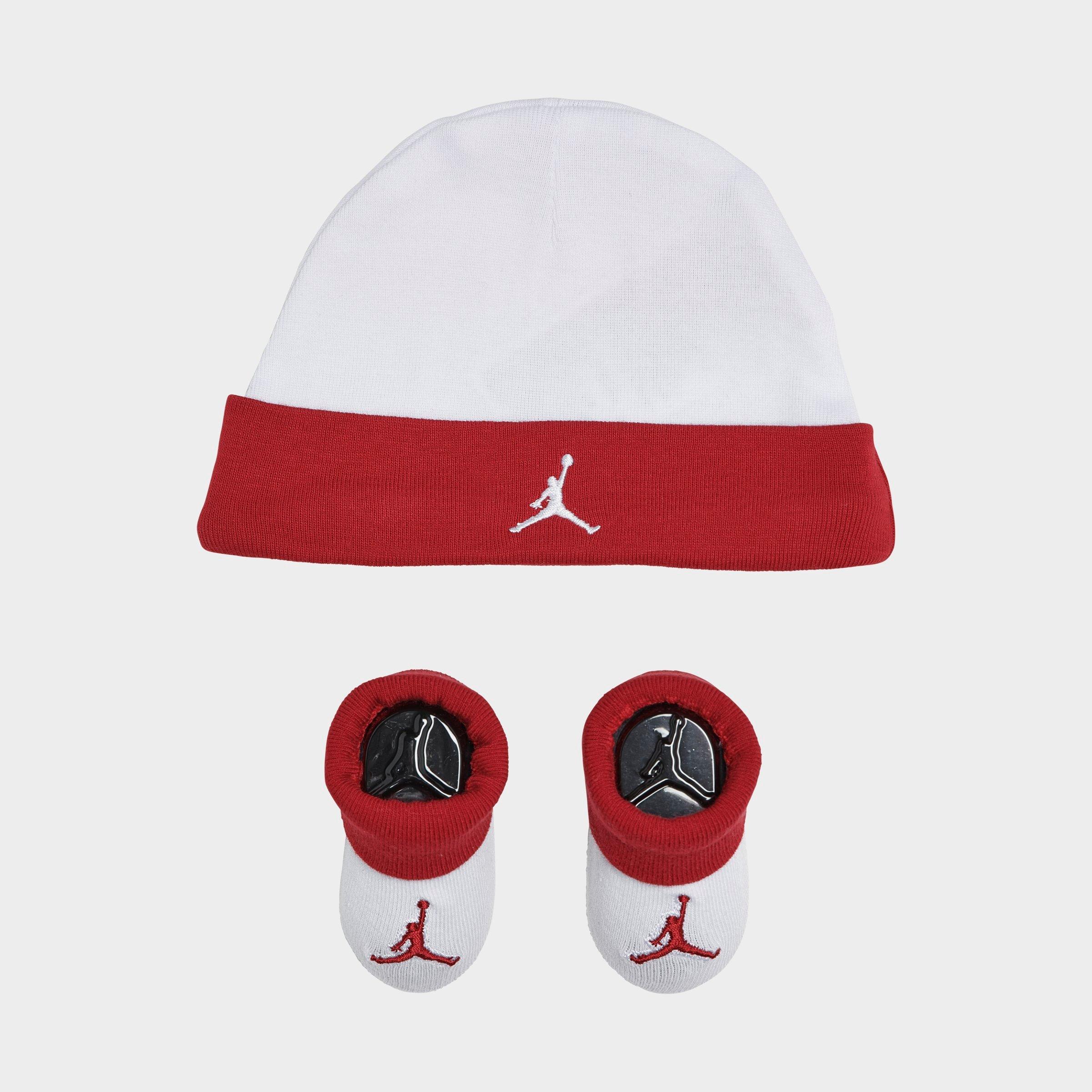 jordan booties and hat