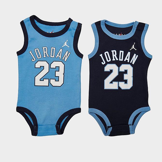 Front view of Infant Jordan Jersey 5-Piece Box Set in University Blue Click to zoom