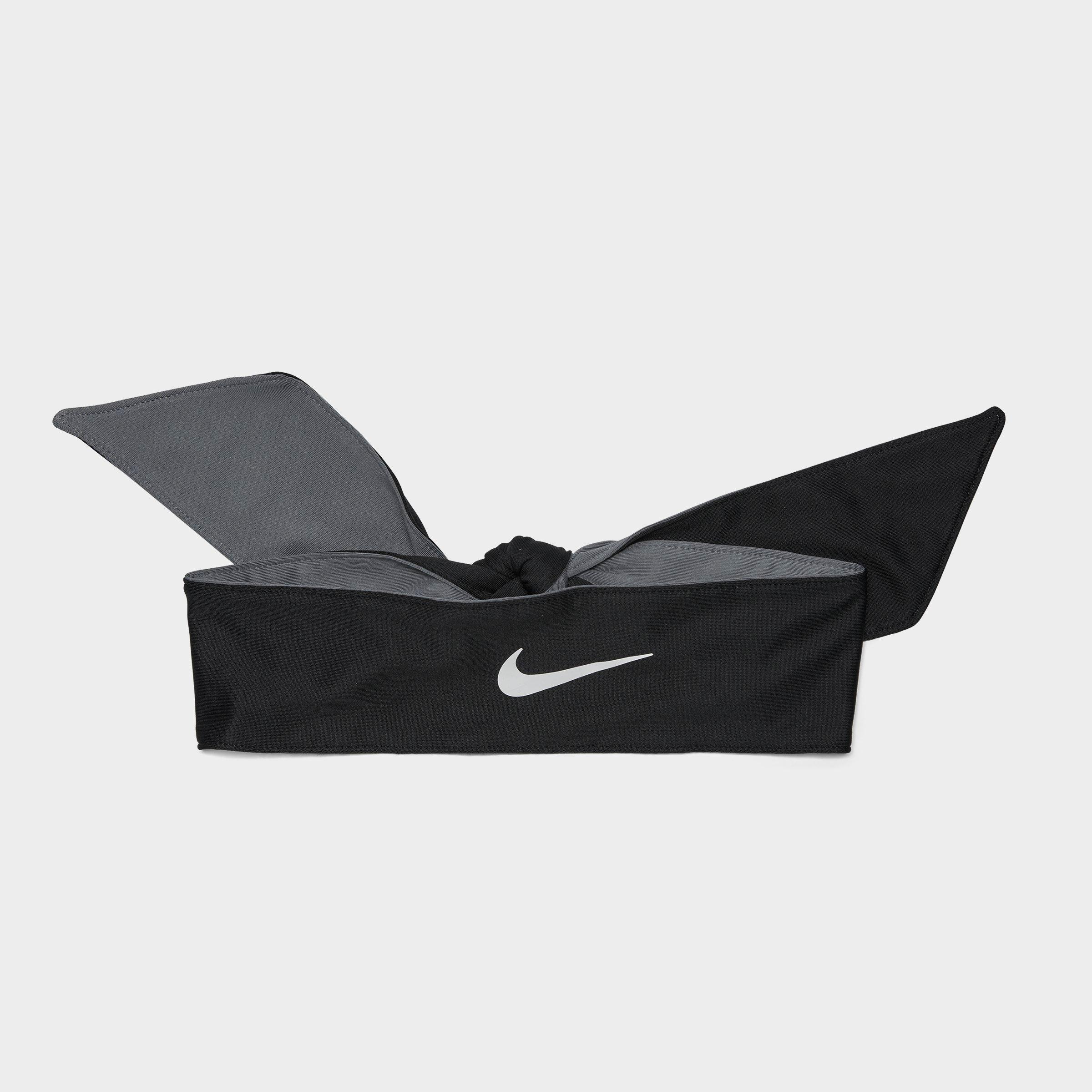 nike black headband tie
