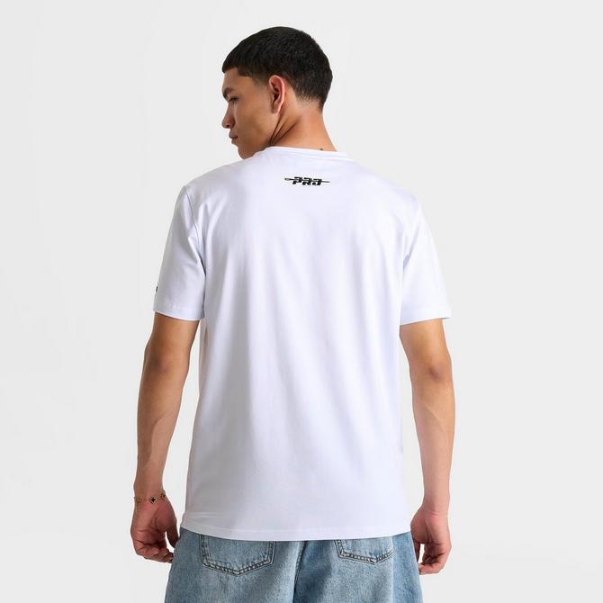 [angle] view of Men's Pro Standard New York Knicks NBA Souvenir T-Shirt in White Click to zoom